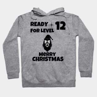 Quarantined Christmas Level 12 Black Hoodie